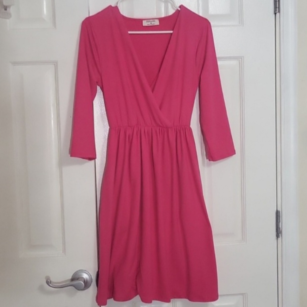 Zenana Medium Pink Dress With Pockets